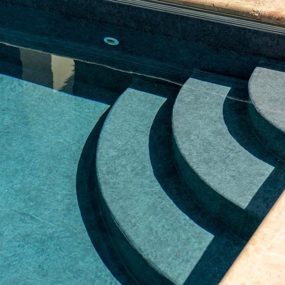 Schwimmbadfolie deluxe STONEFLEX, 25,00 x 1,65 Meter schiefer